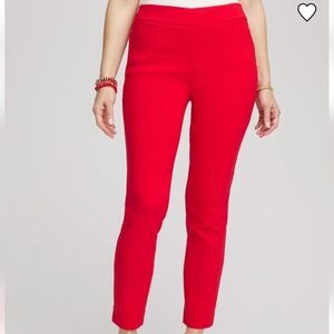 NWOT Women's Red Slim Fit Pants